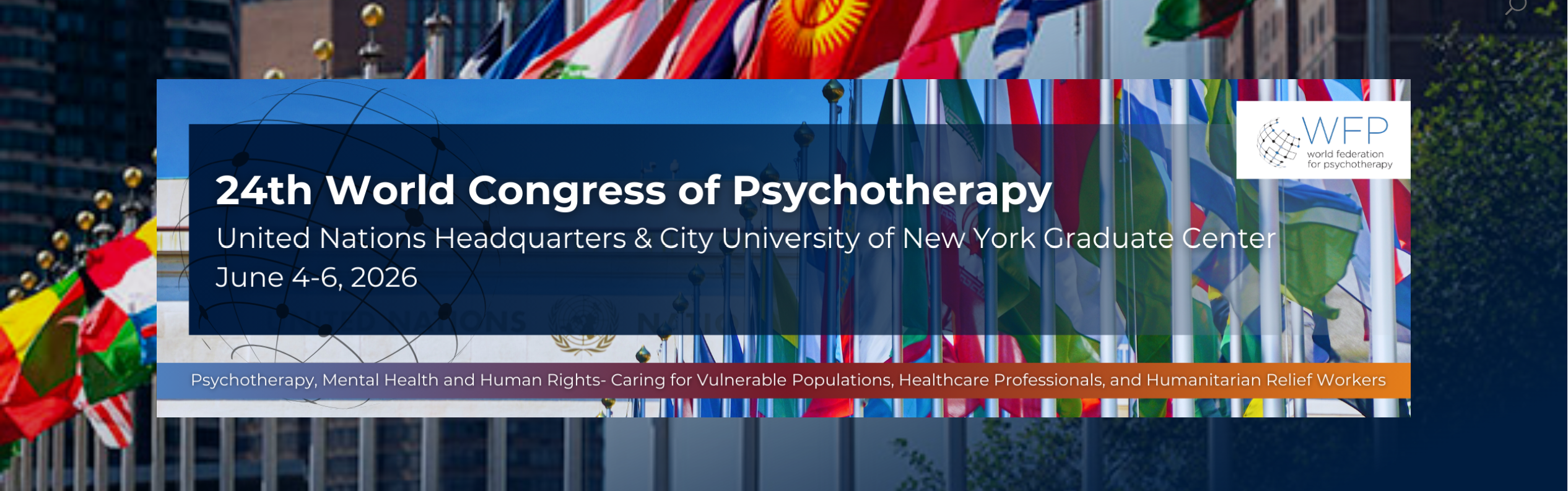 24th World Congress of Psychotherapy